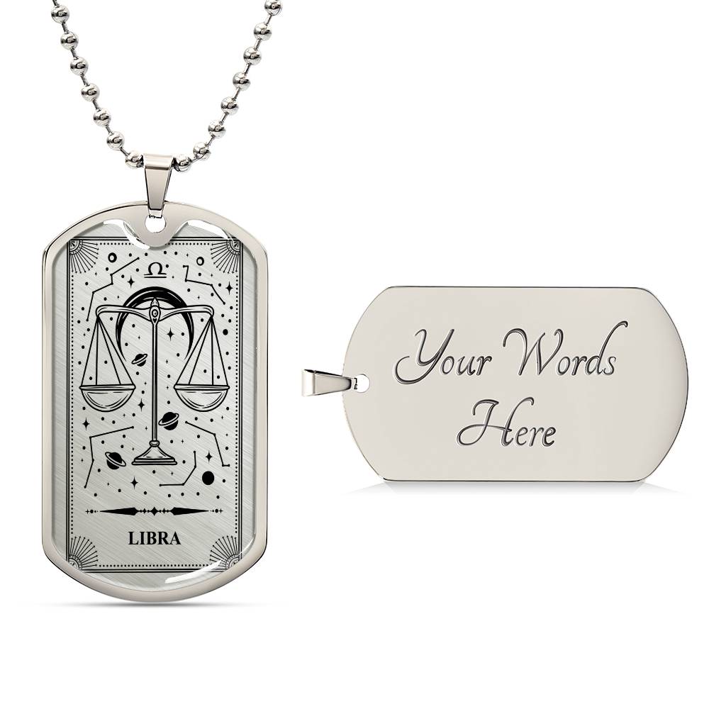 LIBRA Dog Tag