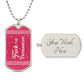Patriarchy Dog Tag