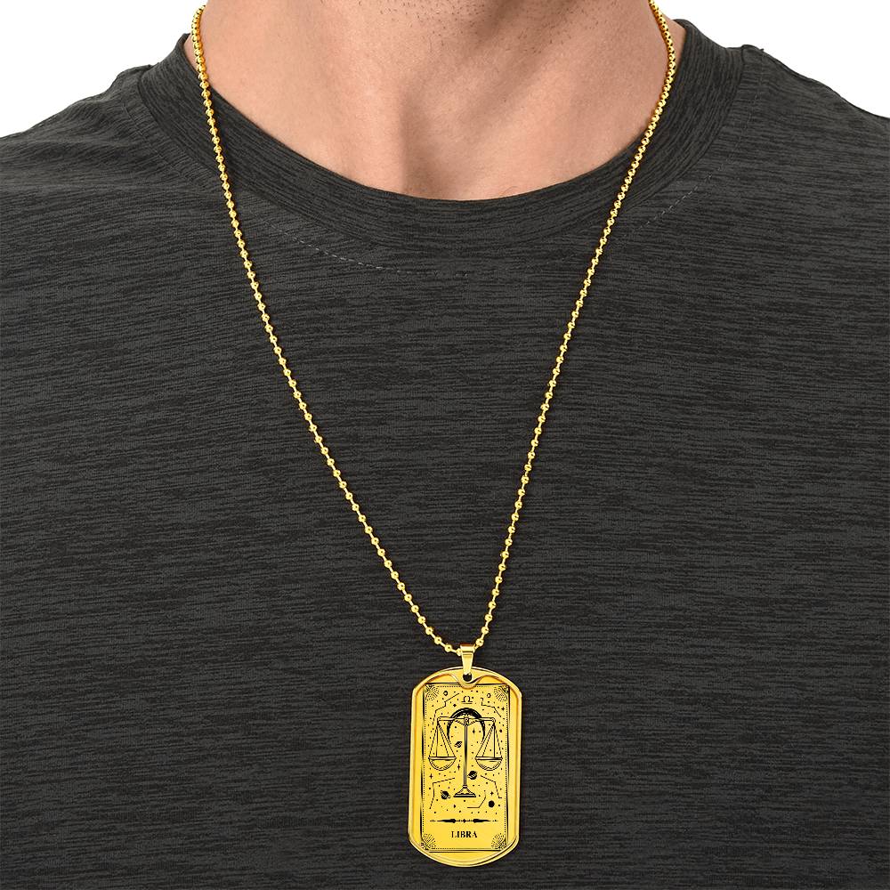 LIBRA Dog Tag