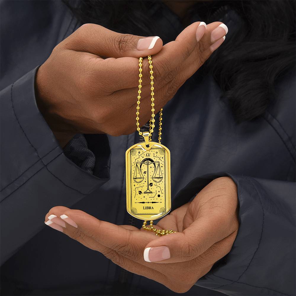 LIBRA Dog Tag