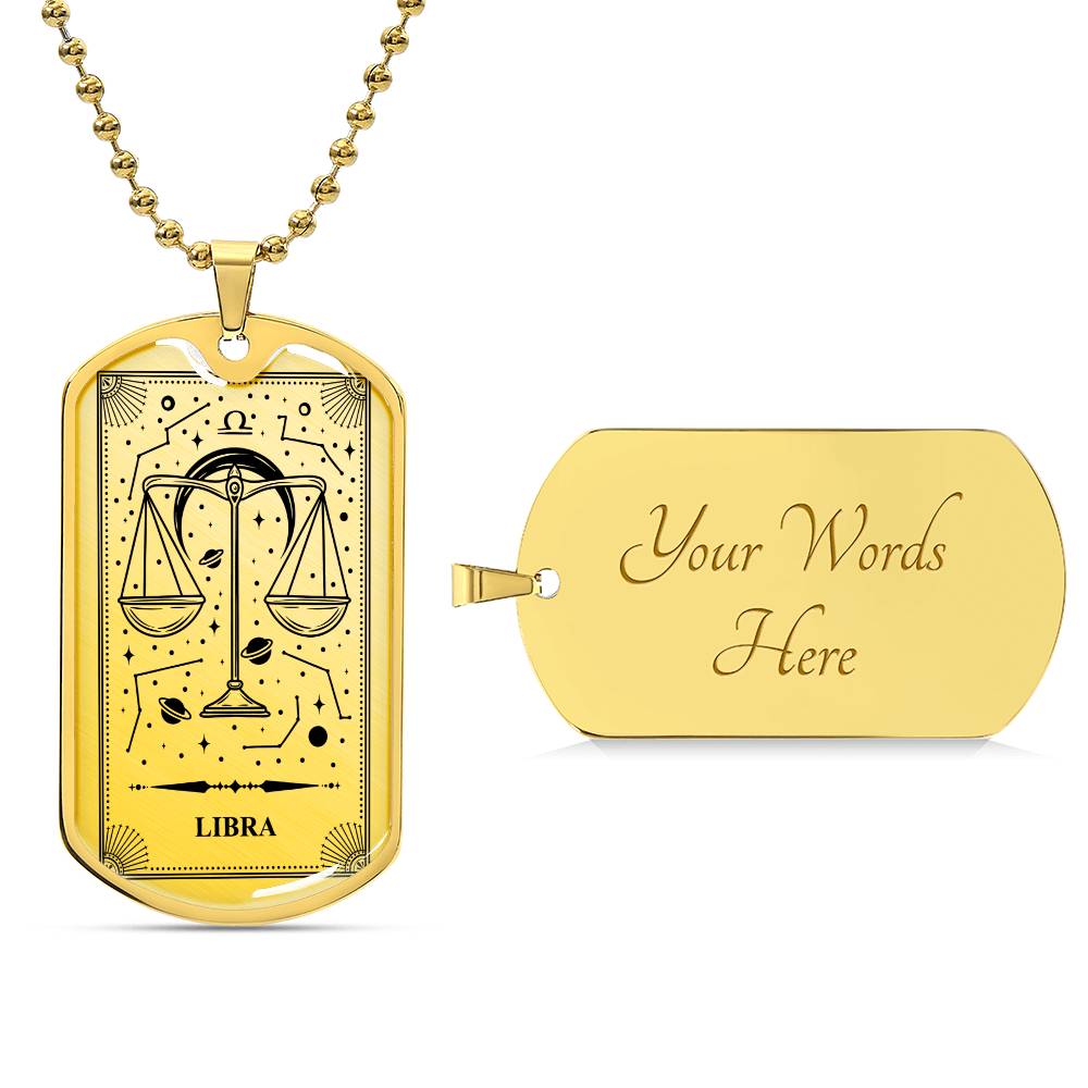 LIBRA Dog Tag