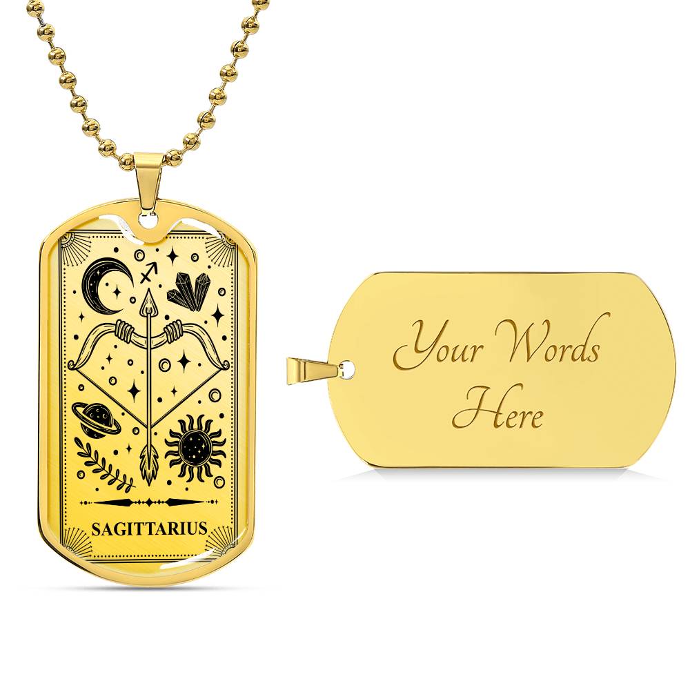 SAGITTARIUS Dog Tag