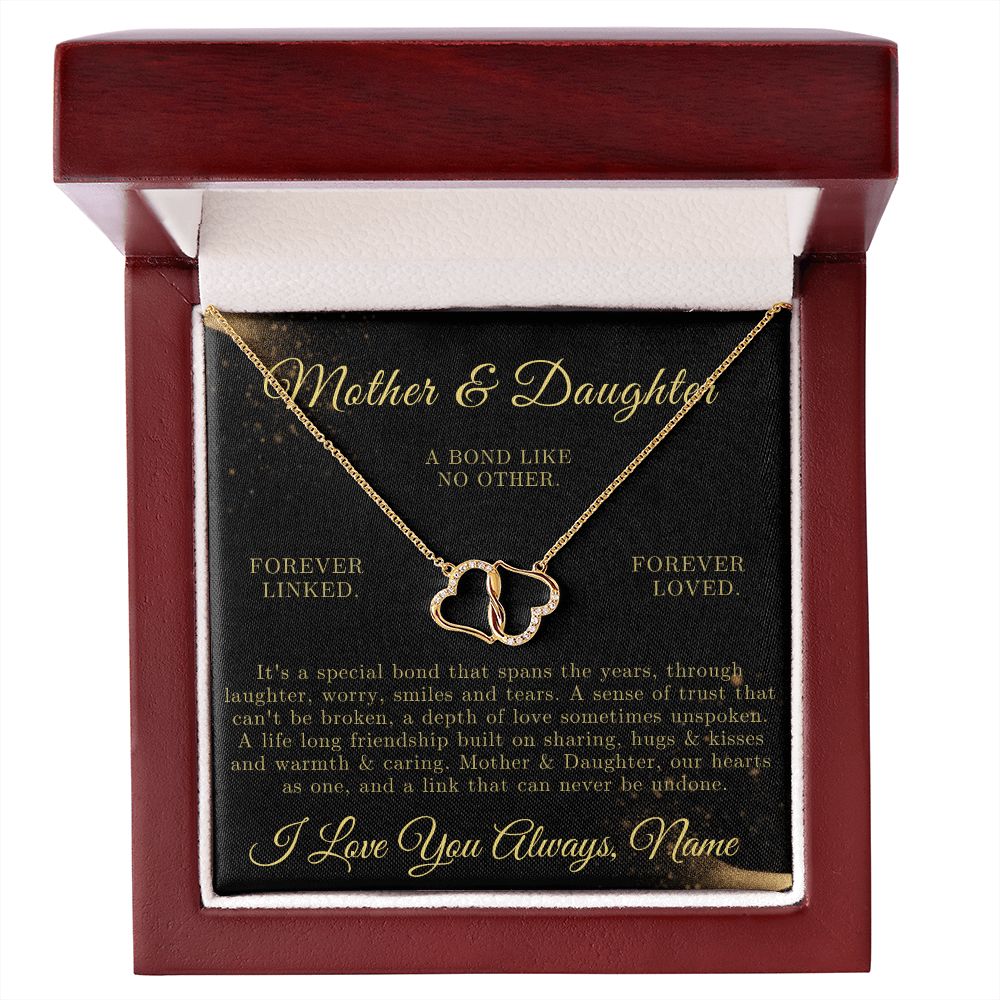 Mother and Daughter, Everlasting Love Necklace