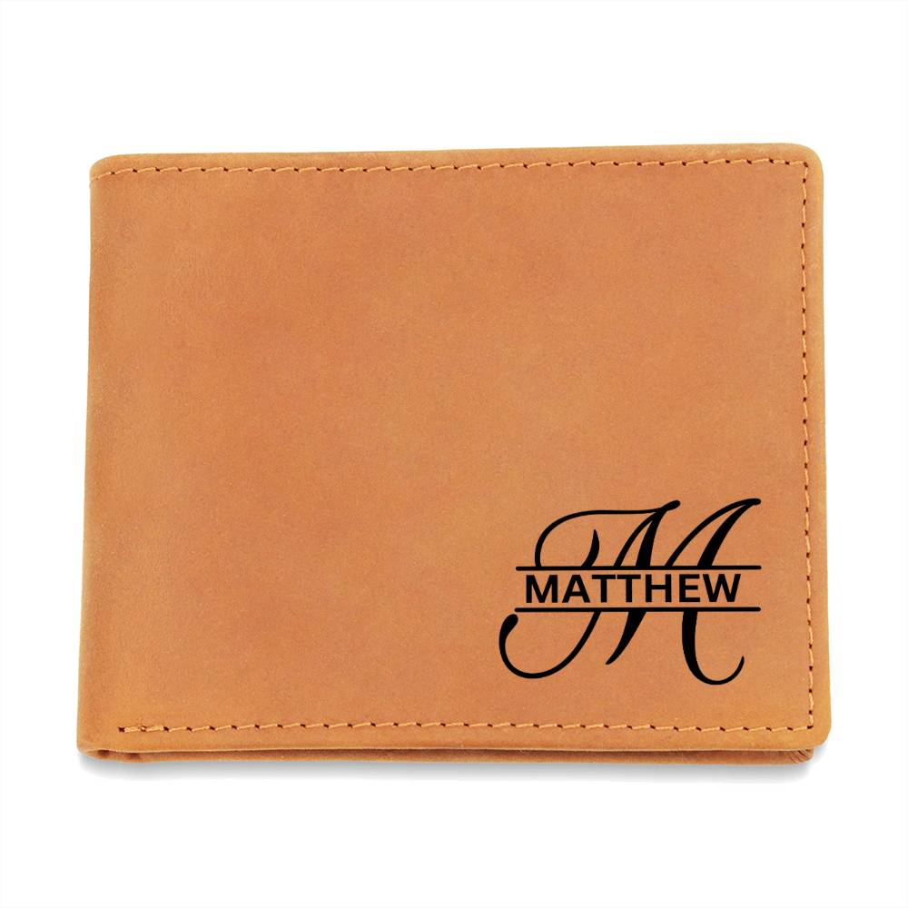 Monogrammed Wallet