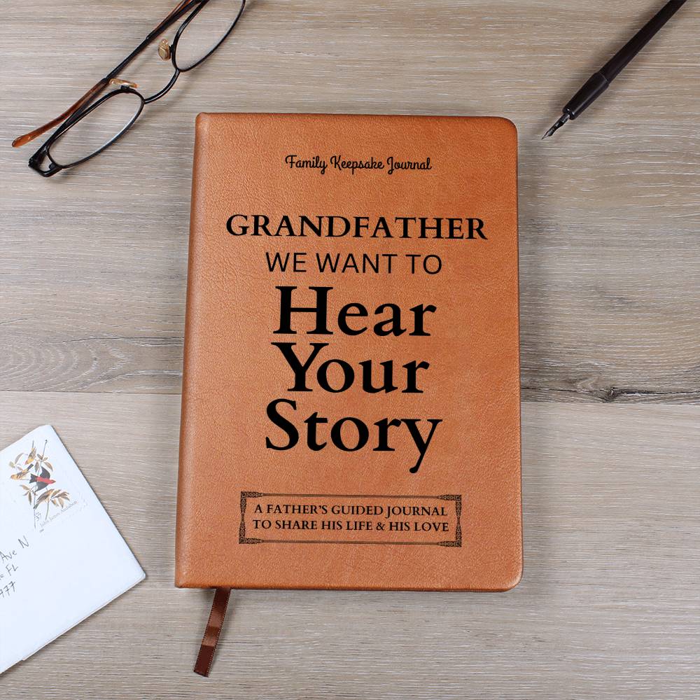 Grandfather Stories Leather Journal