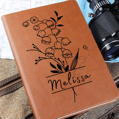 May Birth Flower w/Name Journal