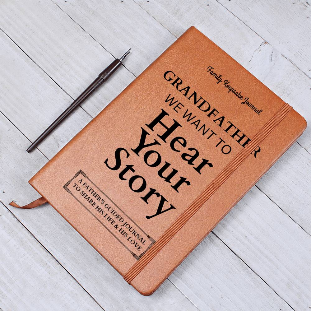 Grandfather Stories Leather Journal