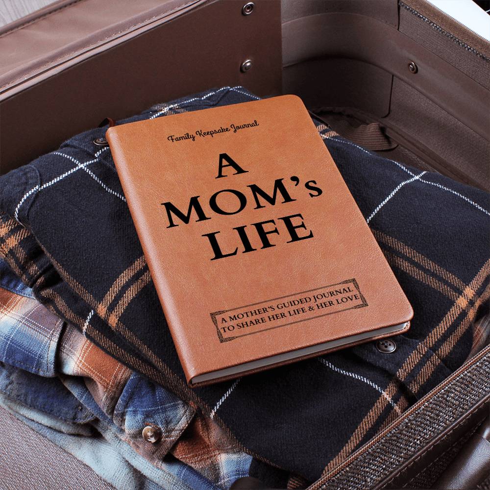 A Mom's Life Leather Journal