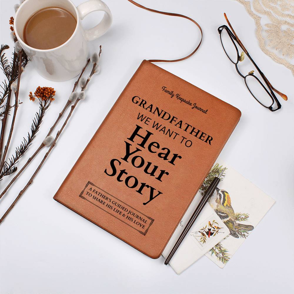 Grandfather Stories Leather Journal