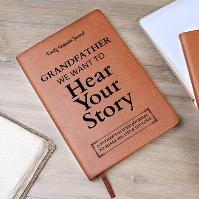 Grandfather Stories Leather Journal