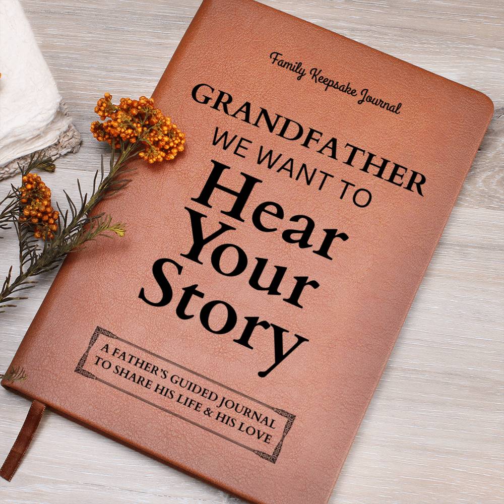 Grandfather Stories Leather Journal