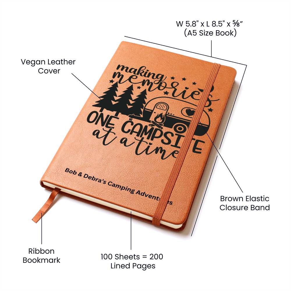 Personalized Camping Adventures Journal