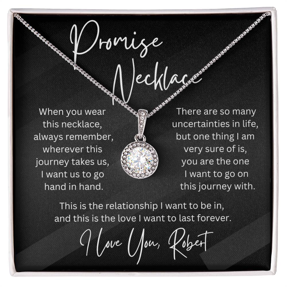 Personalized Gift Promise Pendant Necklace for Her