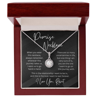 Personalized Gift Promise Pendant Necklace for Her