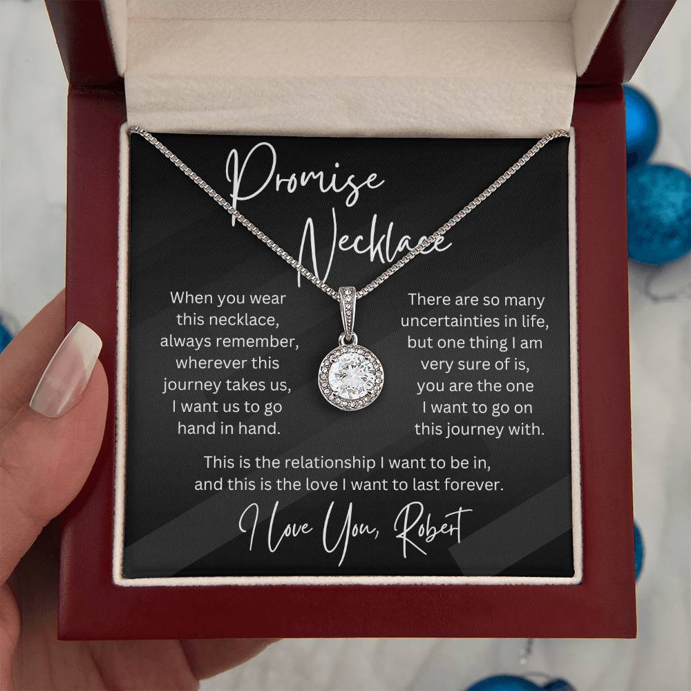 Personalized Gift Promise Pendant Necklace for Her