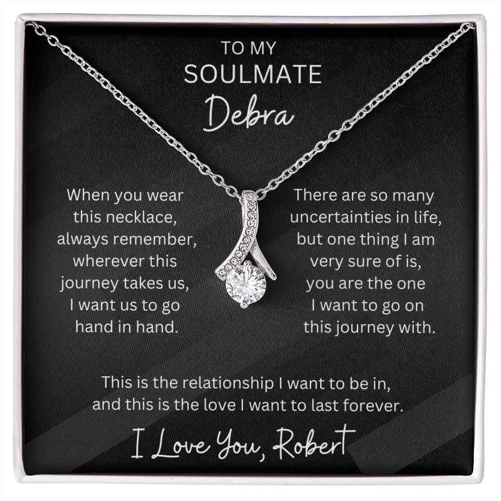 Personalized Soulmate Alluring Beauty Pendant Necklace