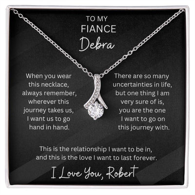 Personalized Fiance Alluring Beauty Pendant Necklace