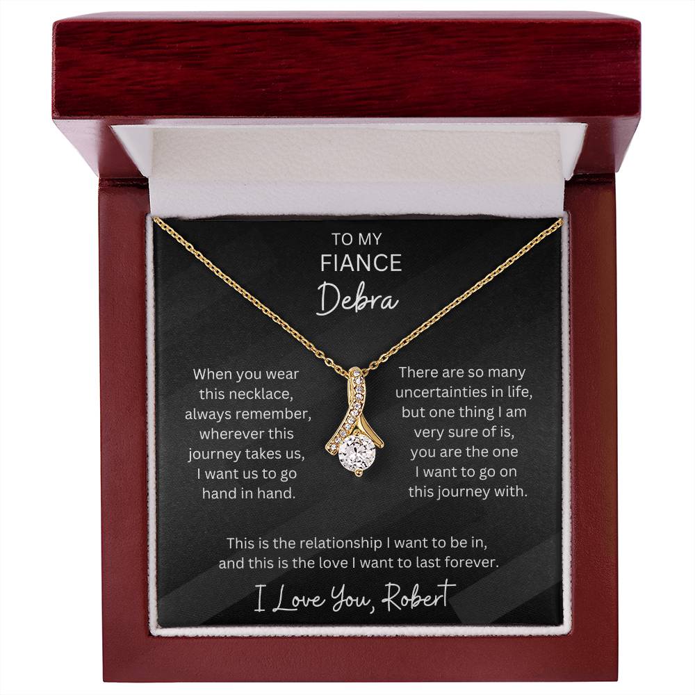 Personalized Fiance Alluring Beauty Pendant Necklace