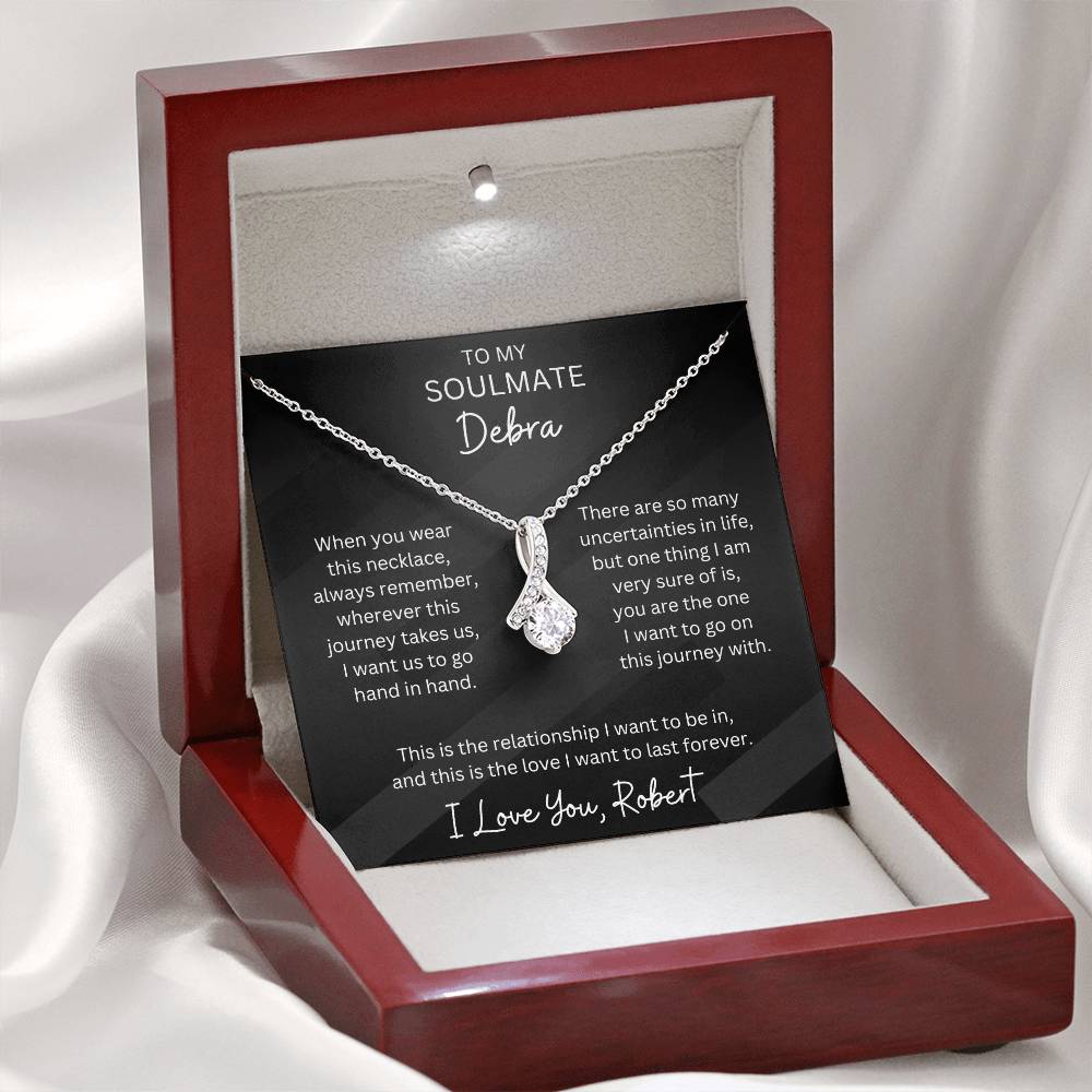 Personalized Soulmate Alluring Beauty Pendant Necklace