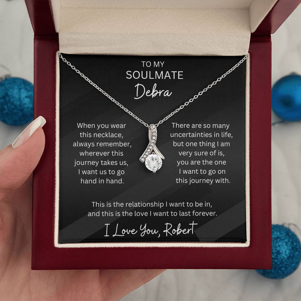 Personalized Soulmate Alluring Beauty Pendant Necklace