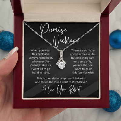 Personalized Gift Promise Pendant Necklace for Her