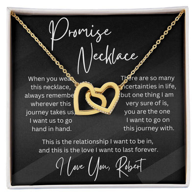 Personalized Gift Promise Pendant Necklace for Her