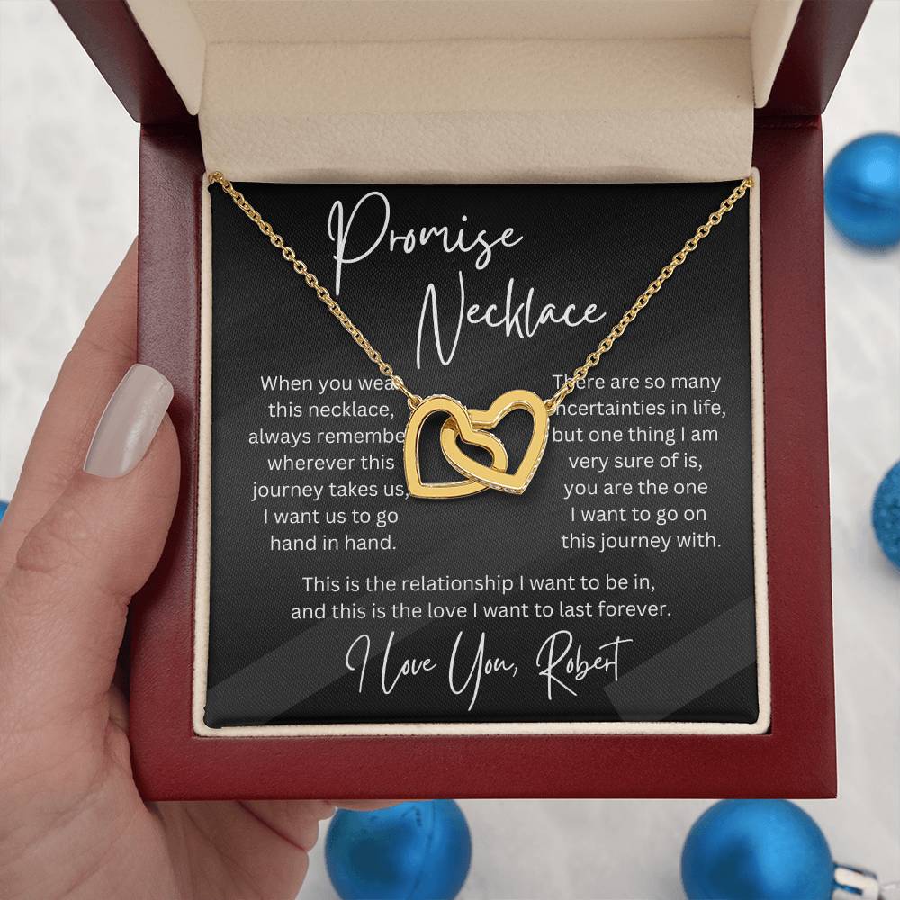 Personalized Gift Promise Pendant Necklace for Her