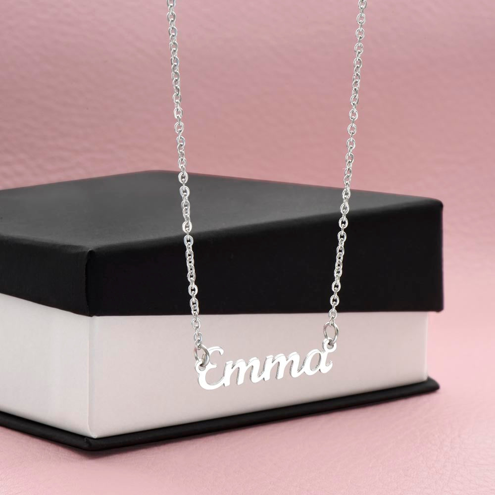 Personalized  Name Necklace Graduation Gift