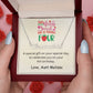 Personalized 4th Birthday Gift Name Necklace