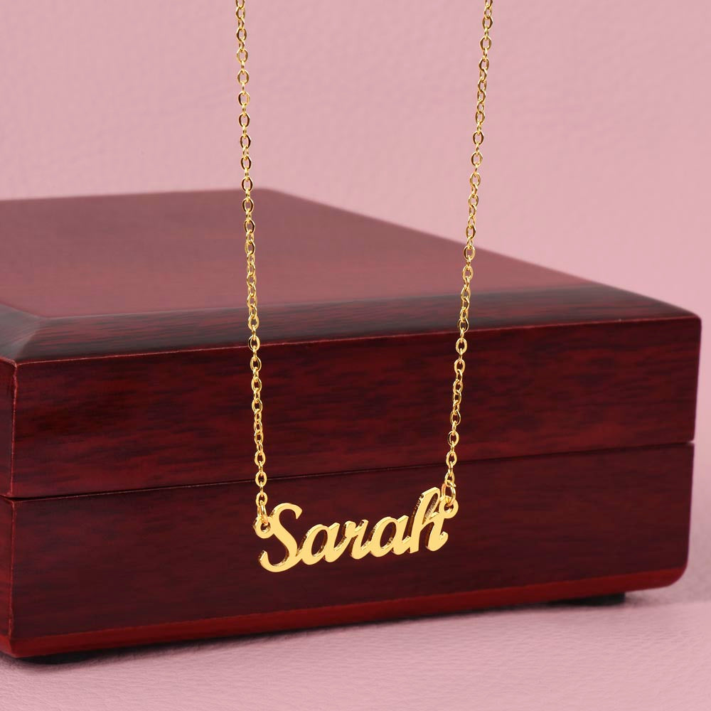 Personalized Kindergarten Graduation Name Necklace