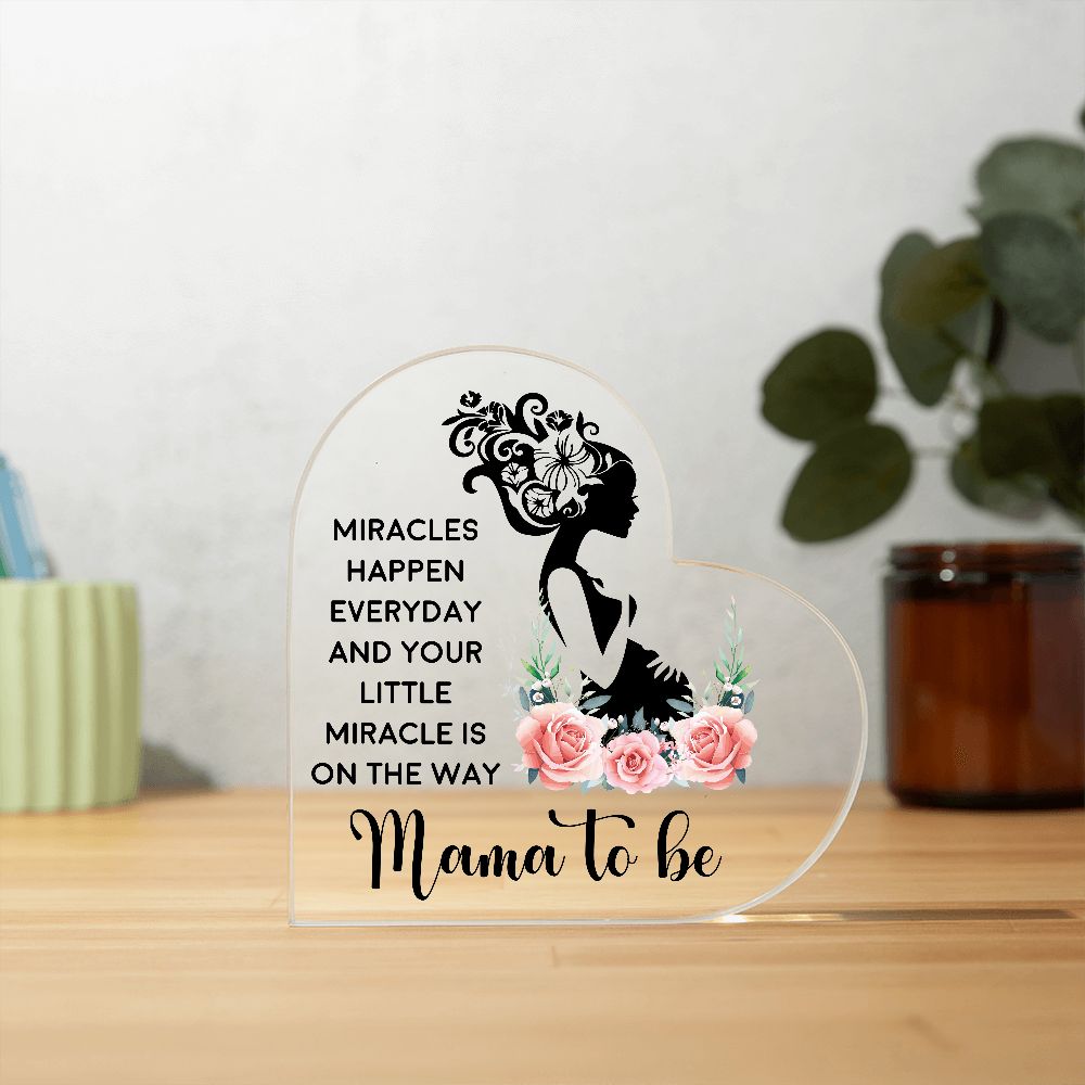 Mother Gift, Acrylic Heart Plaque