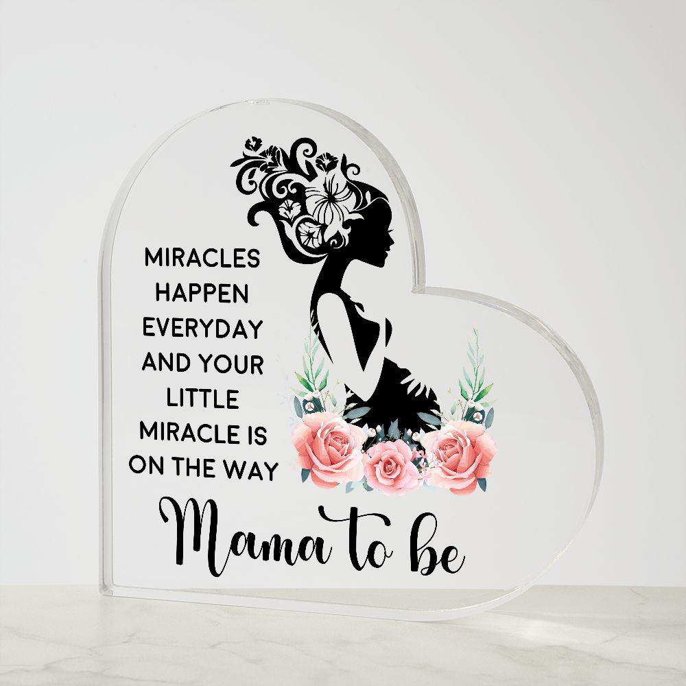 Mother Gift, Acrylic Heart Plaque