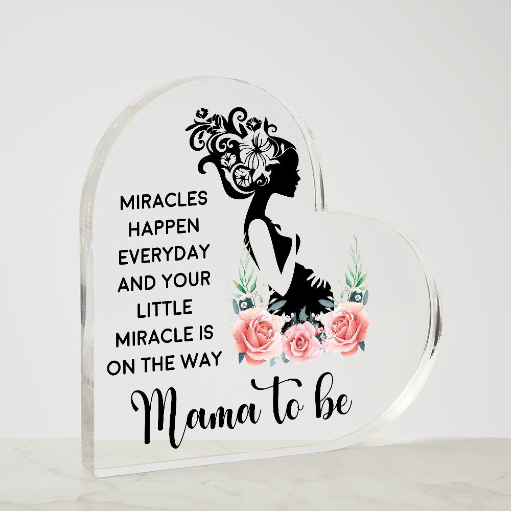 Mother Gift, Acrylic Heart Plaque