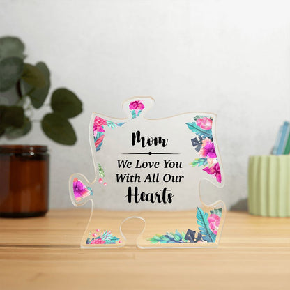 Mom Gift, Acrylic Puzzle Plaque