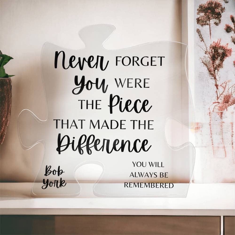 You Made The Difference