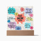 Bes Mom Ever LED Lighted Acrylic Plaque