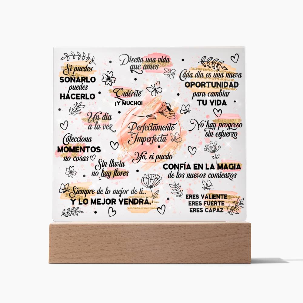 SPANISH Affirmations Gift for her, Inspirational