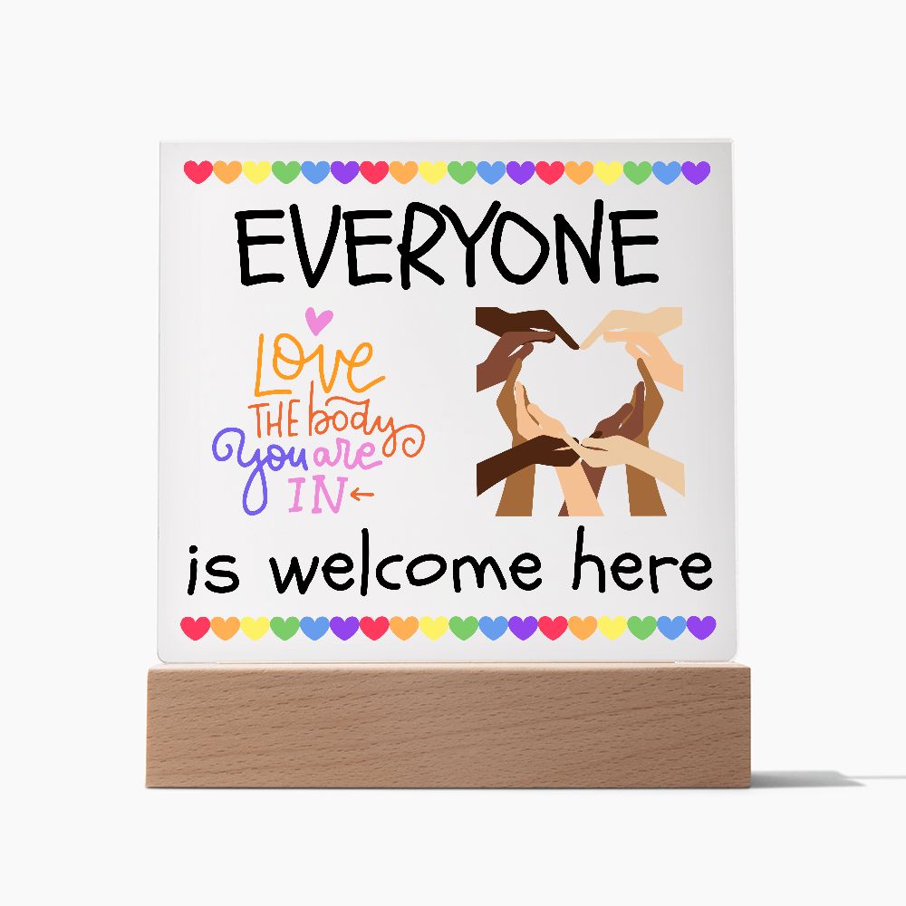 PRIDE Acrylic Square Plaque