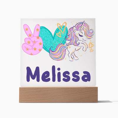 Unicorn Lighted Plaque