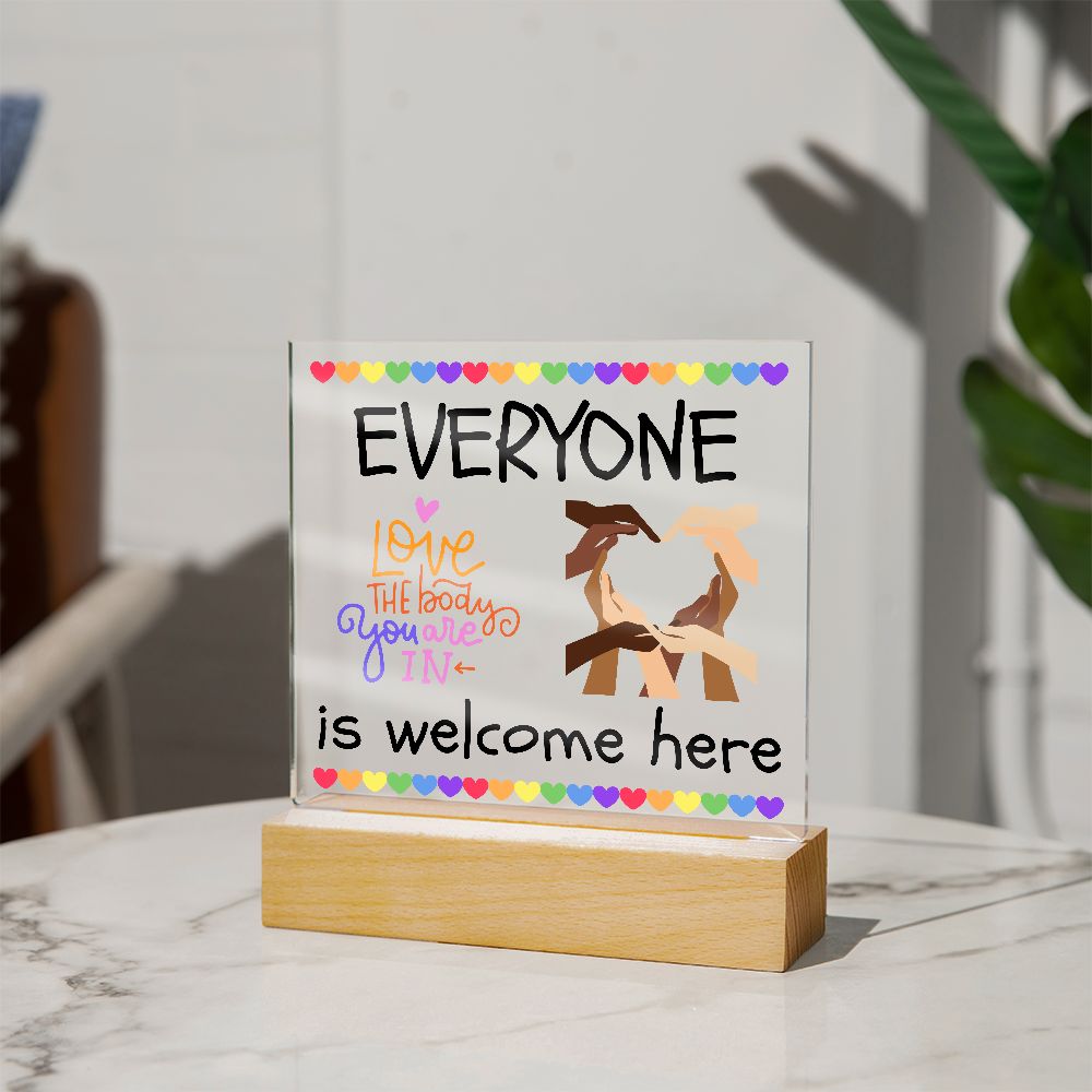 PRIDE Acrylic Square Plaque