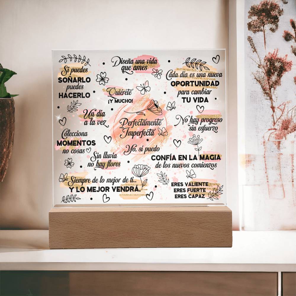 SPANISH Affirmations Gift for her, Inspirational