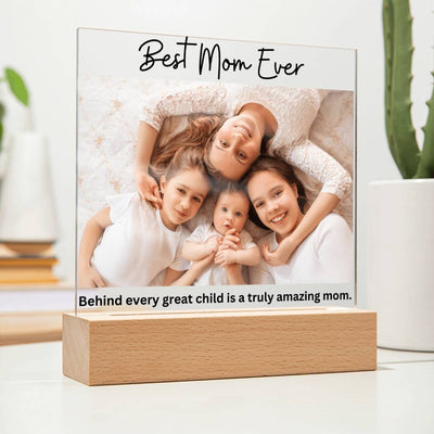 Best Mom Ever LED Lighted Plaque