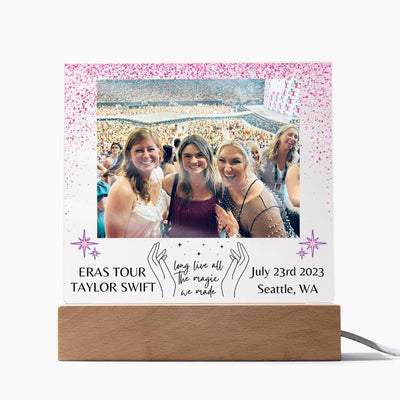 Personalized ERAS Tour Photo Memory LED Lighter Plaque