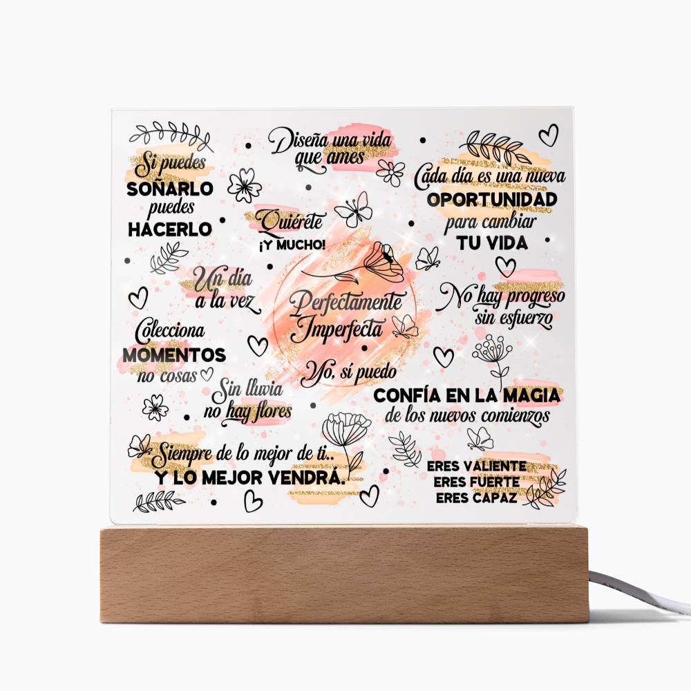 SPANISH Affirmations Gift for her, Inspirational