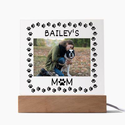 Dog Mom, Acrylic Square Plaque