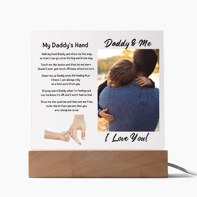 Daddy & Me, Acrylic Square Plaque