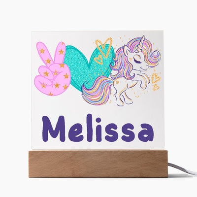 Unicorn Lighted Plaque