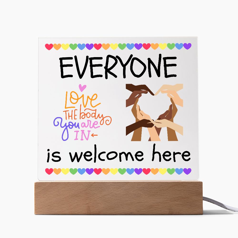 PRIDE Acrylic Square Plaque