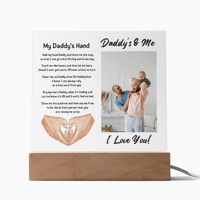 Daddy's & Me, Acrylic Square Plaque