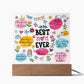 Best Mom Ever Acrylic Plaque, Mothers Day Gift, Gift for her, Affirmations Motivation, Inspirational